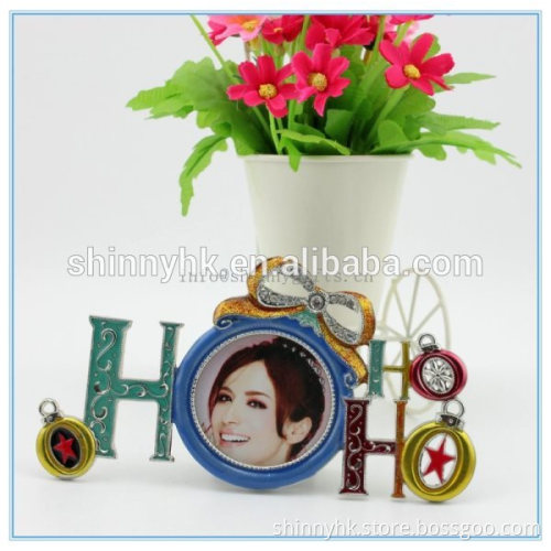 Shinny Gifts Wholesale New Sixy Girl Antique Plastic Round Photo Frame